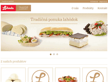 Tablet Screenshot of lahoda.sk
